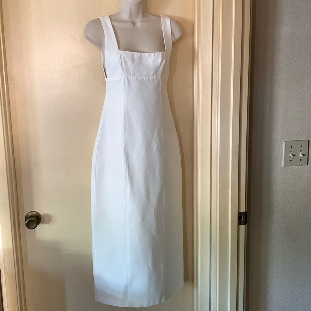 Zara White Maxi Dress